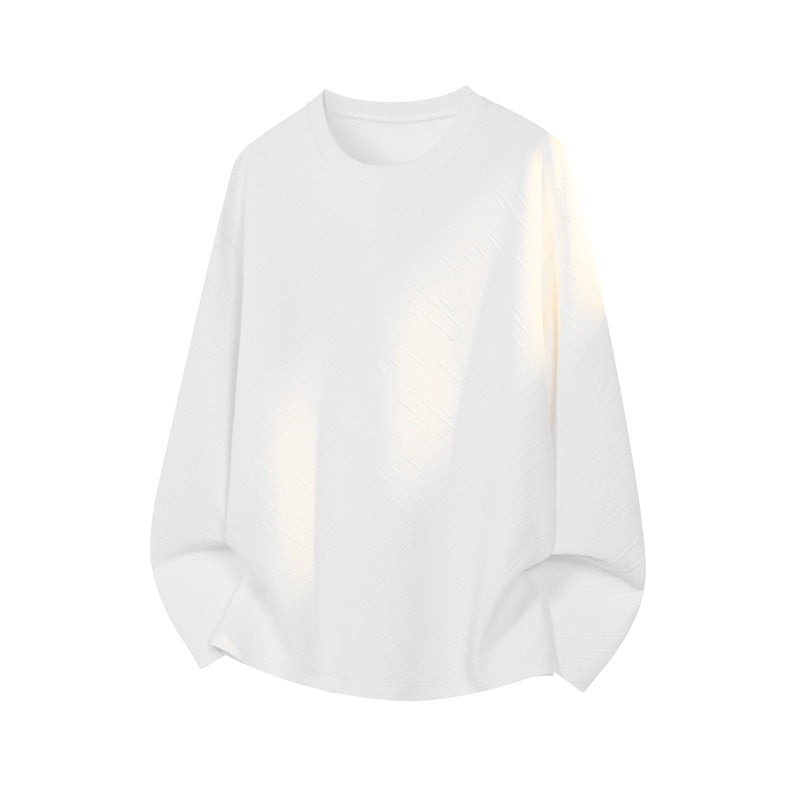 Męska Stylowy Bluza z Wyrazisty Structure Wzór