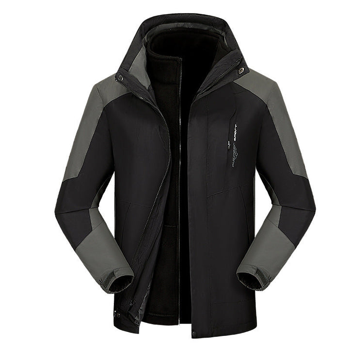 Damska versatile outdoor kurtka z removable polarowa inner kurtka i windproof softshellowa outer Lumaza
