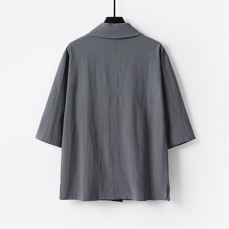 Damska oversize kimono marynarka z shawl kołnierzem Lumaza