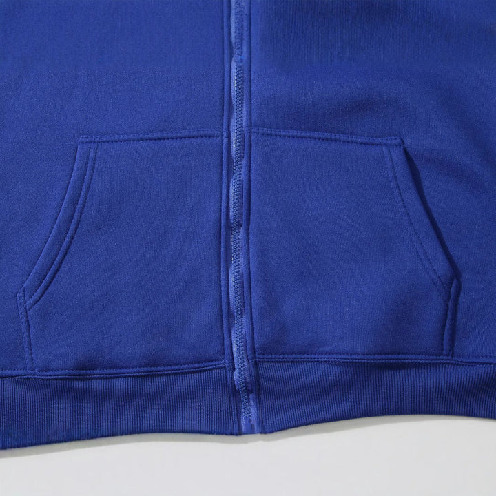 Męska Nano Slim-Krój Bluza z kapturem Sweat Kurtka z central zamek, dwuwarstwowa kaptur i praktyczne kieszenie boczne