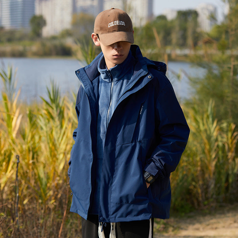 Damska two-layer softshellowa outdoor kurtka z removable polarowa inner layer i hood Lumaza
