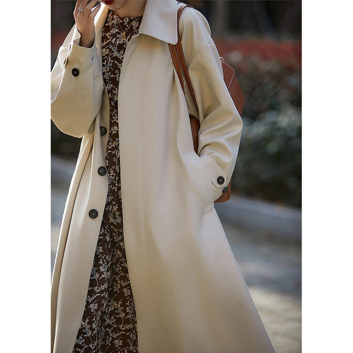 Damska eleganckaly Cut trencz Lumaza
