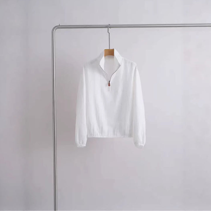 Unisex lekka krótka zamkiem anorak z ze stójką Lumaza