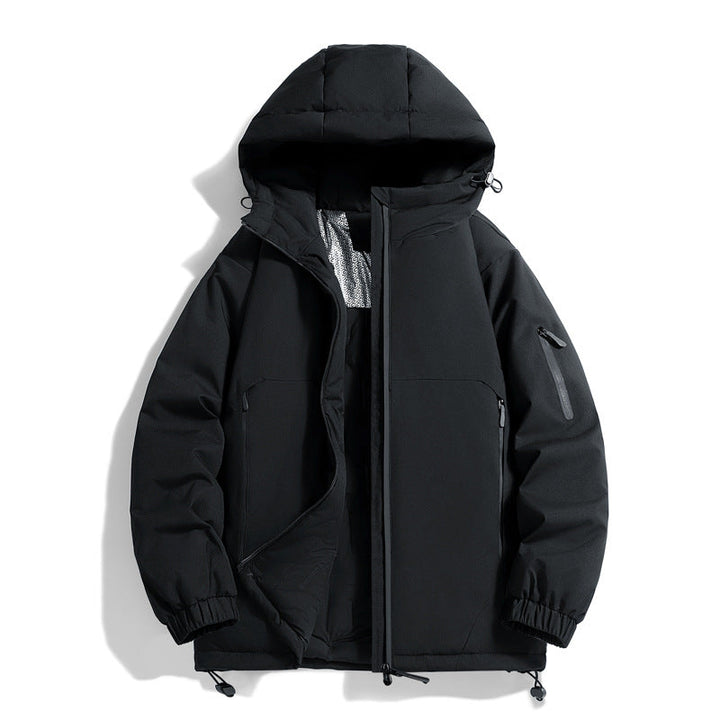 Unisex Warmer wodoodporna pikowana parka z technical hood Lumaza