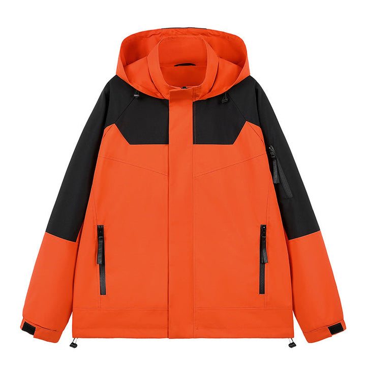 Męska wodoodporny technical miejski bluza z kapturem kurtka z ergonomic kapturem, ukrytym zamkiem, i seam-sealed utility kieszeniami