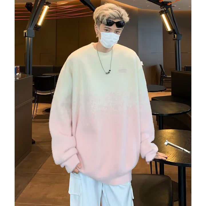 Męska Oversize Polar Sweter