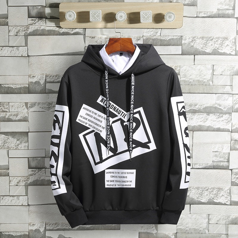 Męska Bluza z kapturem z Nowoczesny Print
