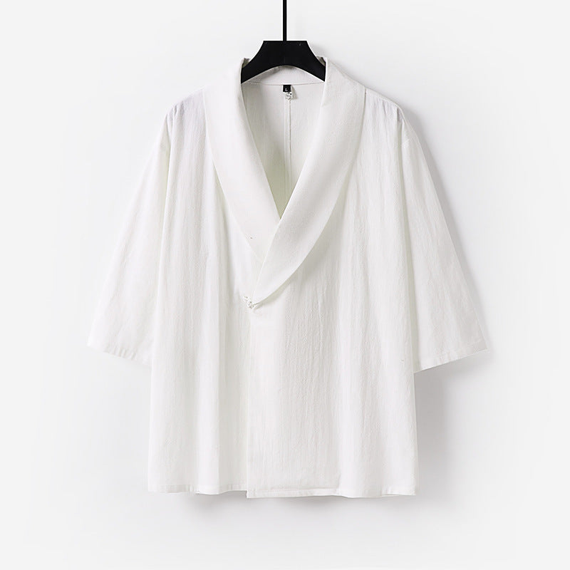 Damska oversize kimono marynarka z shawl kołnierzem Lumaza
