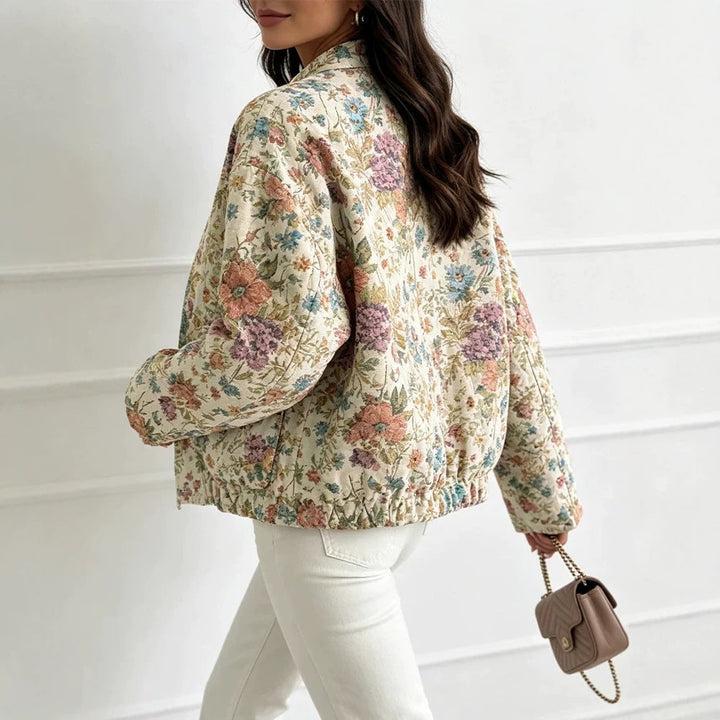 Kurtka pikowana damska lekka ocieplana ciepła