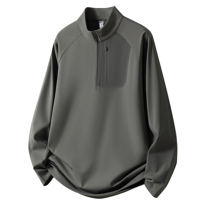 Męska Sport Polar Pulower z Zamek
