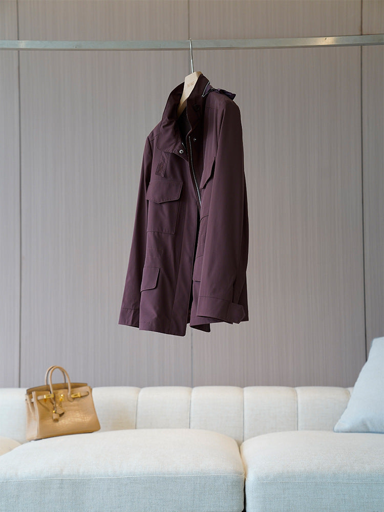 Damska Stylish Transitional kurtka z Practical kieszeniami Lumaza