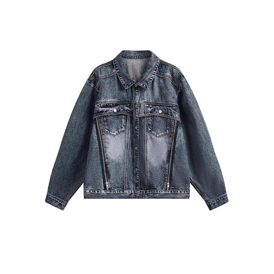 Damska Cool oversize denimowa kurtka Lumaza
