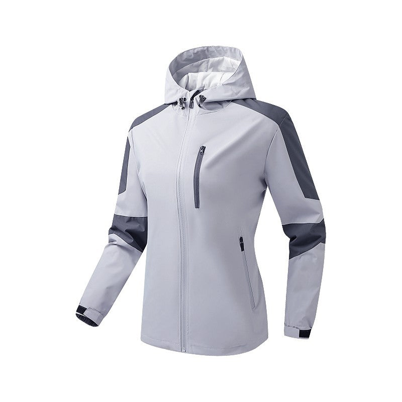 Męski Oddychający Softshell-Hardshell Hybrid Kurtka z Kaptur i Wodoodporny Kieszenie na zamek