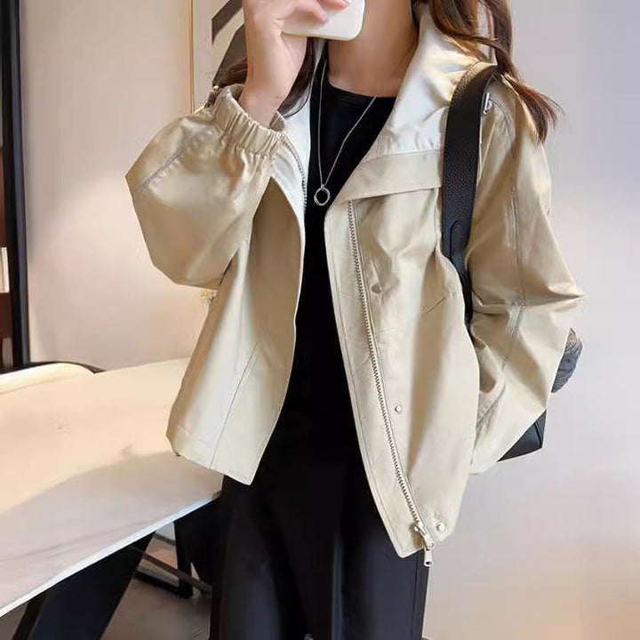 Damska Fashionable Transitional kurtka z Practical kieszeniami Lumaza