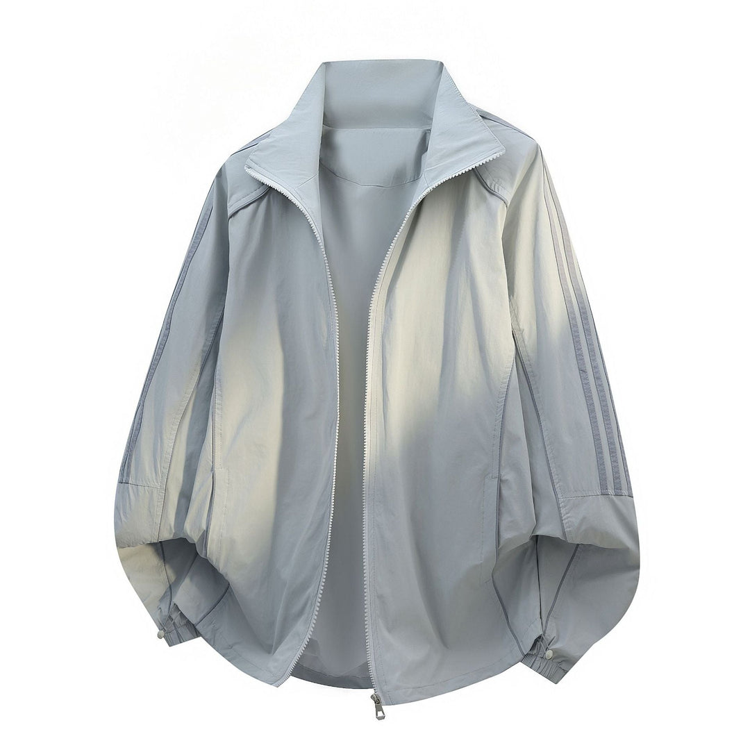 Damska Light oversize Wind kurtka z ze stójką, ściągaczem i Elastic Cuffs Lumaza