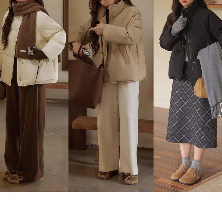 Damska Fashionable Transitional kurtka z wysokim kołnierzem Lumaza