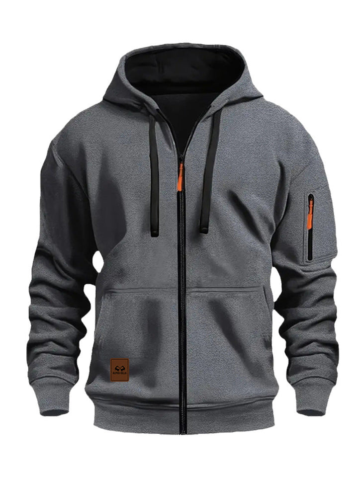 Męska Sport Polar Kurtka z Kaptur