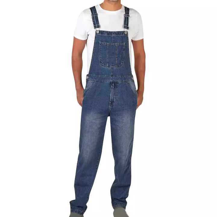 Męska overalls solidny z regulowany straps