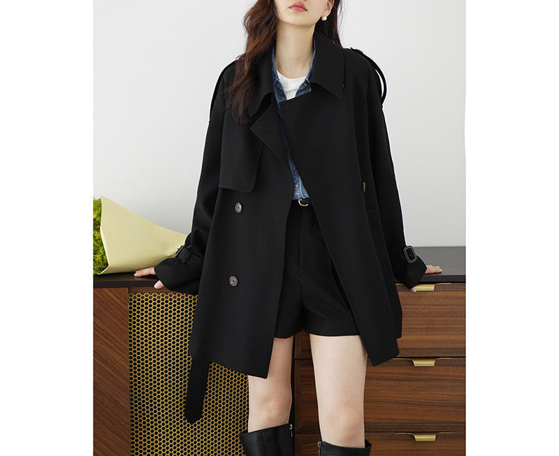Damska elegancka oversize trencz Lumaza