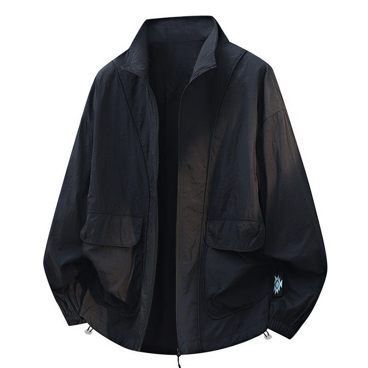 Kurtka Przeciwwiatrowa Unisex Wygodna Stylowa Sportowa
