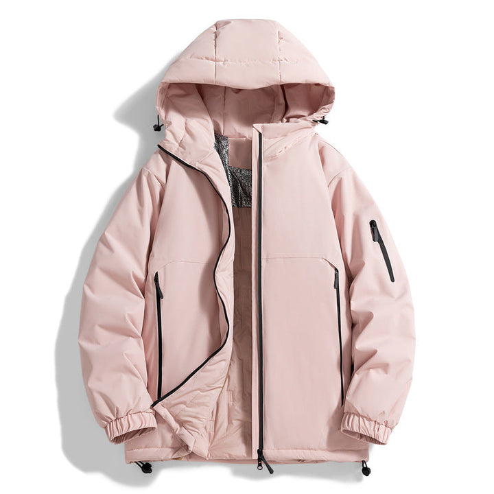 Unisex Warmer wodoodporna pikowana parka z technical hood Lumaza