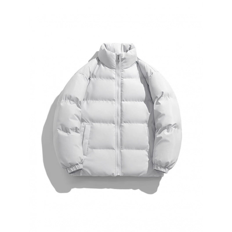 Unisex lekka ocieplana Down Look puchowa kurtka z stójka kołnierzem i Two-Way zamkiem błyskawicznym Lumaza