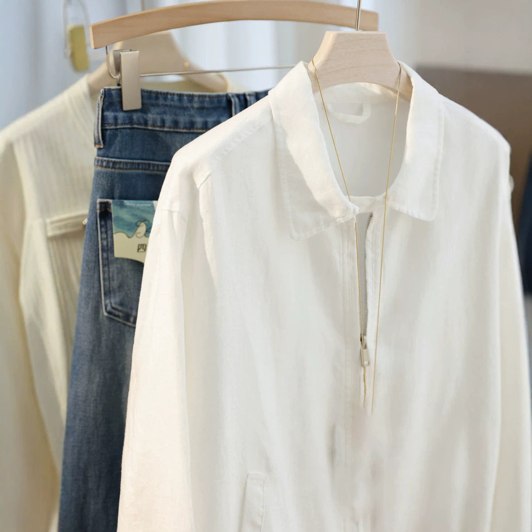 Damska Fashionable Transitional kurtka z zamkiem błyskawicznym Lumaza