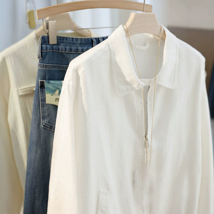 Damska Fashionable Transitional kurtka z zamkiem błyskawicznym Lumaza