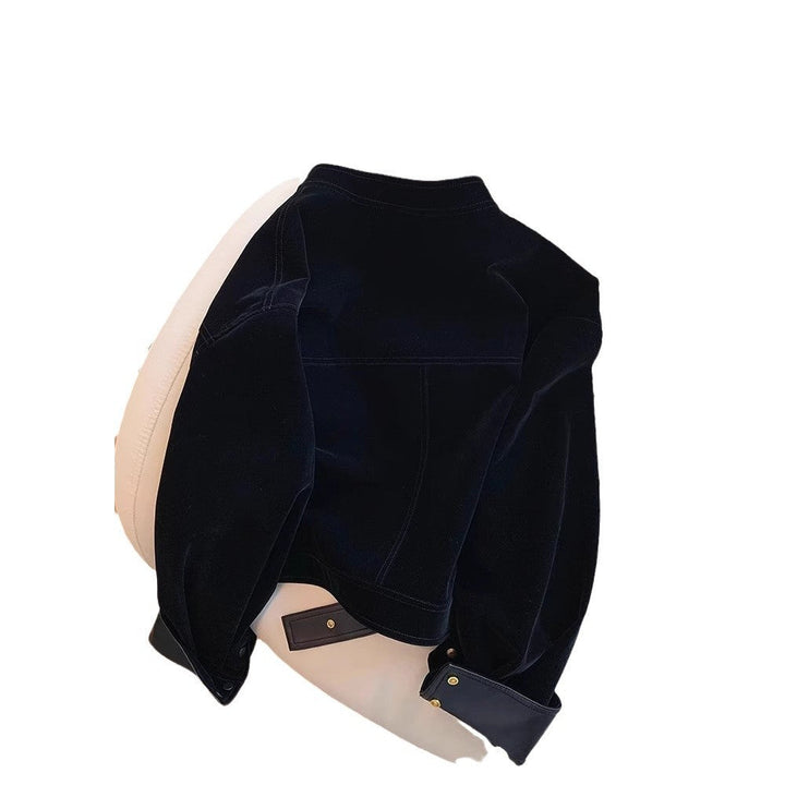 Damska Stylish weluroway Transitional kurtka z Leather Accents Lumaza