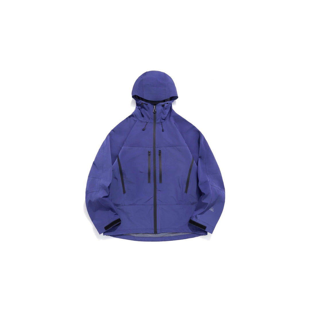Unisex Techniczny Z kapturem Outdoor Kurtka z Taped Zippers