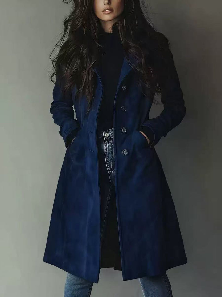 Płaszcz Trencz Damski Stylowa Casualowa Elegancka