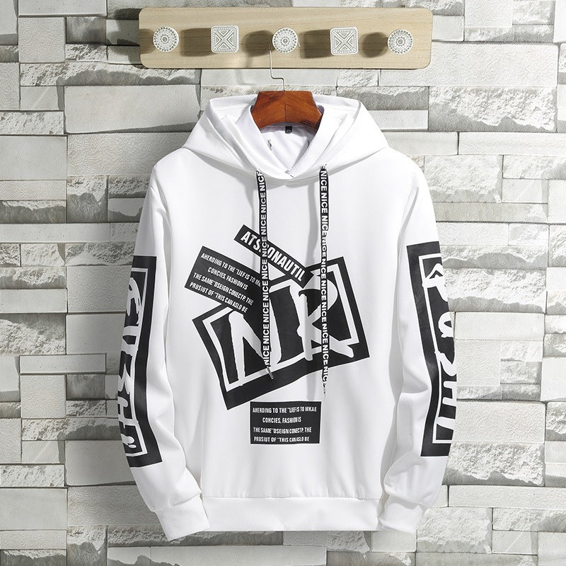 Męska Bluza z kapturem z Nowoczesny Print