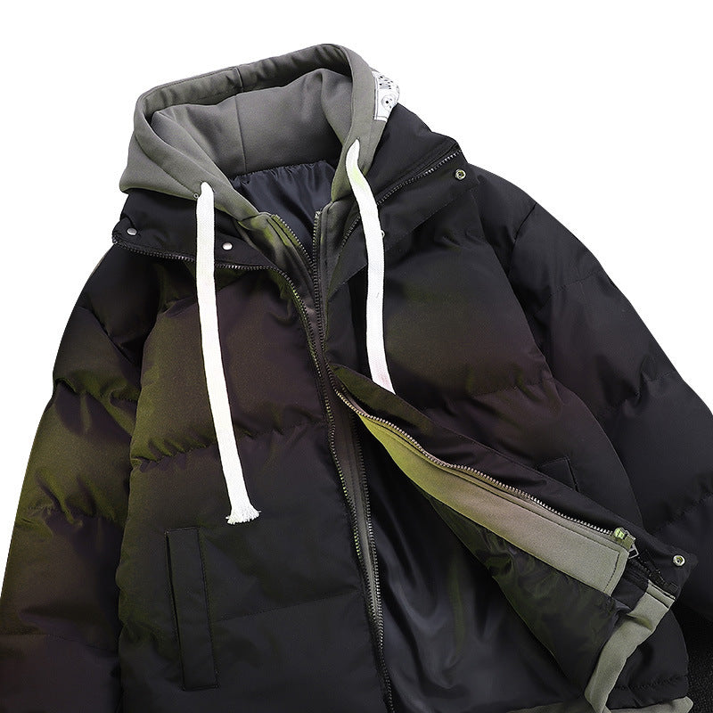 Damska pikowana z kapturem pikowana kurtka z Integrated Sweatliner i Two-Layer Design Lumaza