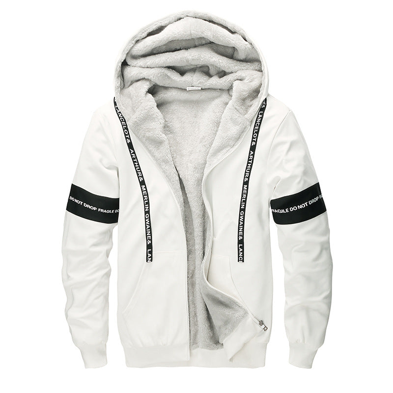 Męska Wygodny Polar Bluza z kapturem