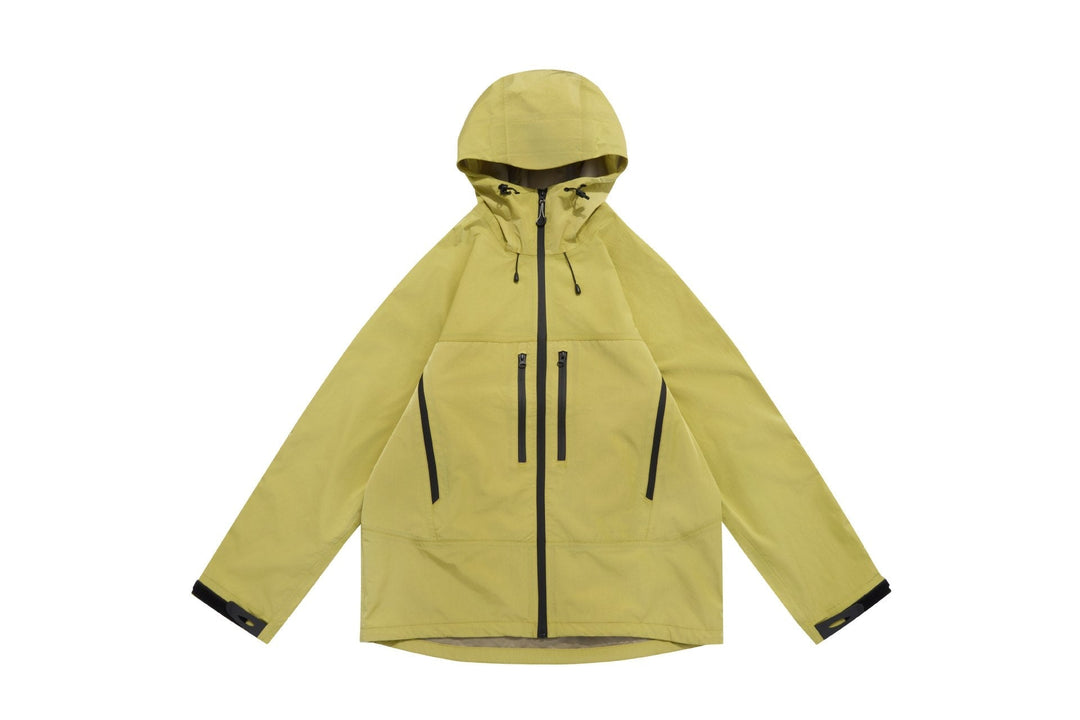 Unisex Techniczny Z kapturem Outdoor Kurtka z Taped Zippers