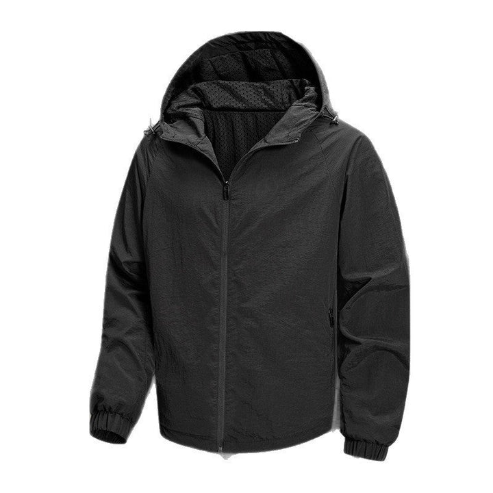 Męska Ultralekka Packable bluza z kapturem kurtka z oddychająca Mesh Lwwg