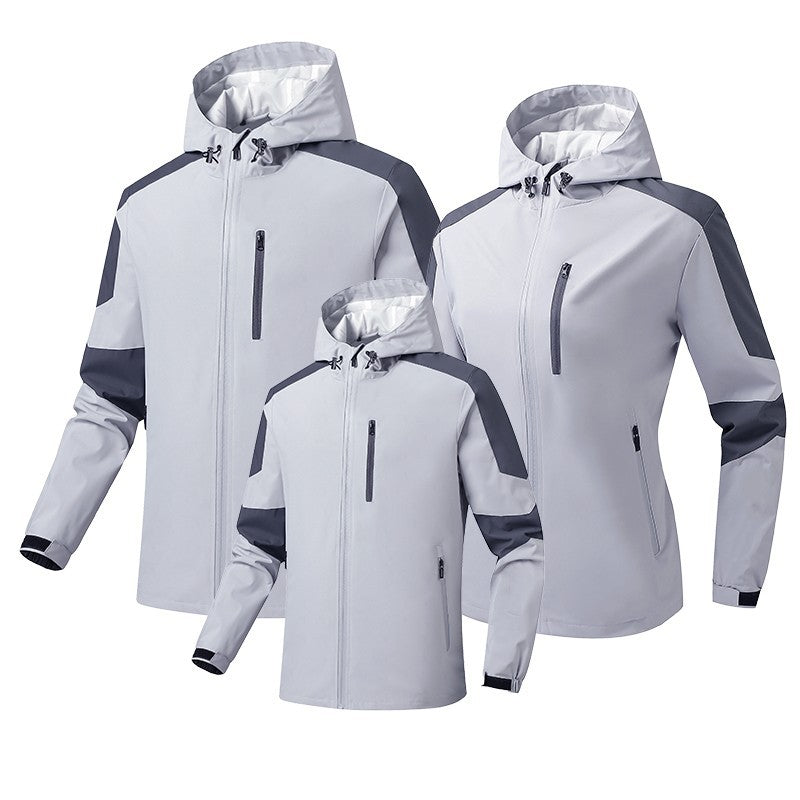 Męski Oddychający Softshell-Hardshell Hybrid Kurtka z Kaptur i Wodoodporny Kieszenie na zamek