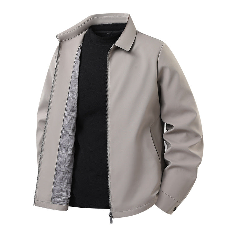Męska lekka Harrwgton kurtka z softshell zewnętrzny materiał i Glencheck Lwwg