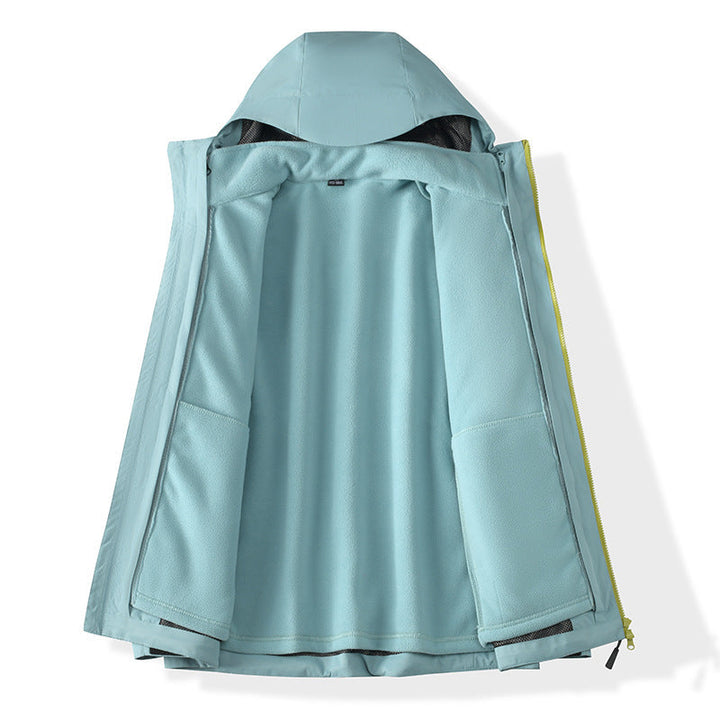 Męska Multifunctional softshell kurtka z Removable fleece Lwwg, Tactical zamkiem kieszeniami i kapturem