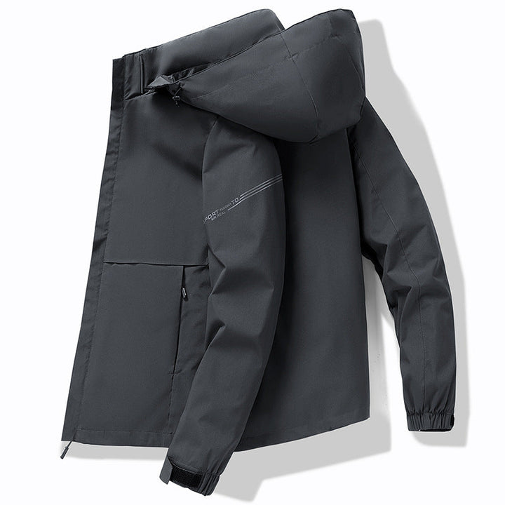 Męska wodoodporny Wwter parka z Thermo-Reflective pikowana Lwwg i kapturem