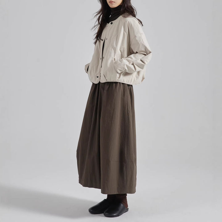 Damska fashionable transitional kurtka z codzienna cut Lumaza