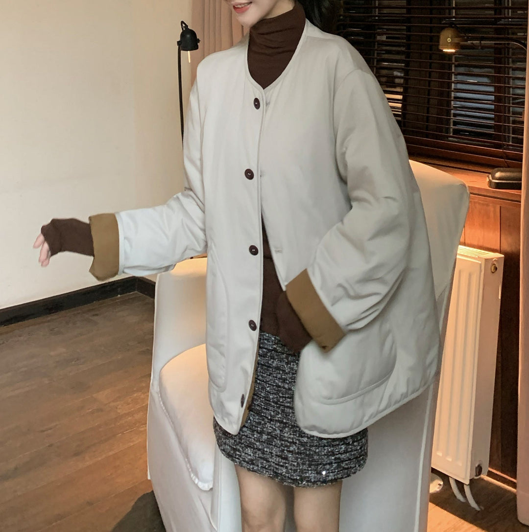 Damska Comfortable oversize kurtka Lumaza