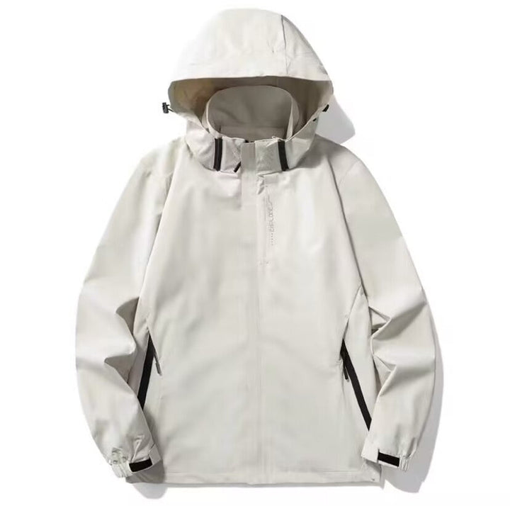 Męska lekka softshell funkcjonalne kurtka z oddychająca Mesh Lwwg i regulowany kapturem