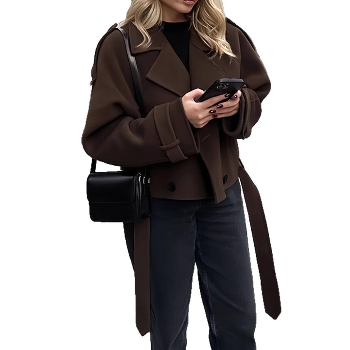 Kurtka damska ciepła oversize casualowa