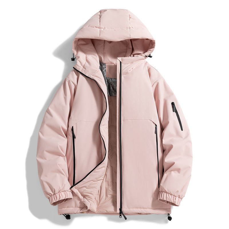 Unisex Warmer wodoodporna pikowana parka z technical hood Lumaza