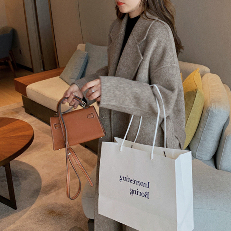 Damska elegancka i codzienna oversize Wool kurtka Drune