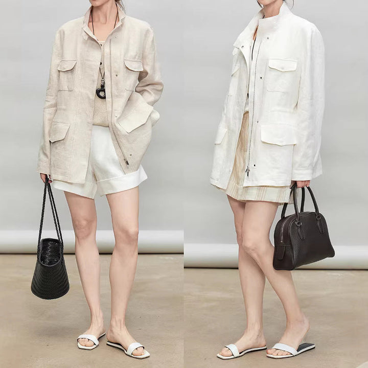 Damska Light i Airy Linen kurtka Lumaza