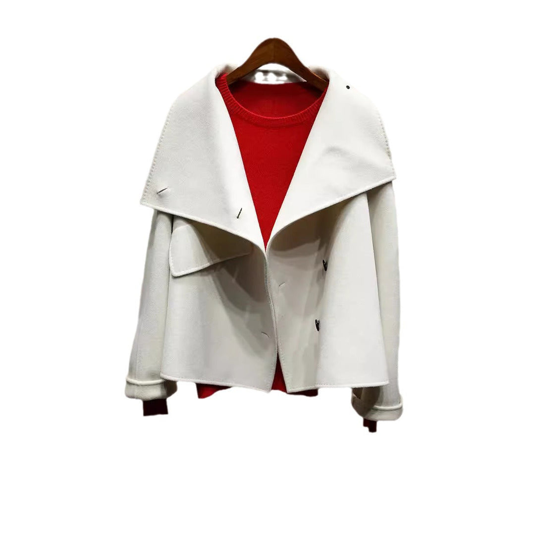 Damska elegancka transitional kurtka z wysokim kołnierzem Drune