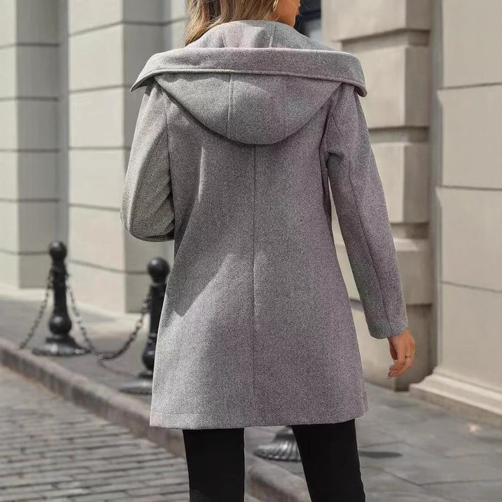 Kurtka damska ciepła z kieszeniami elegancka