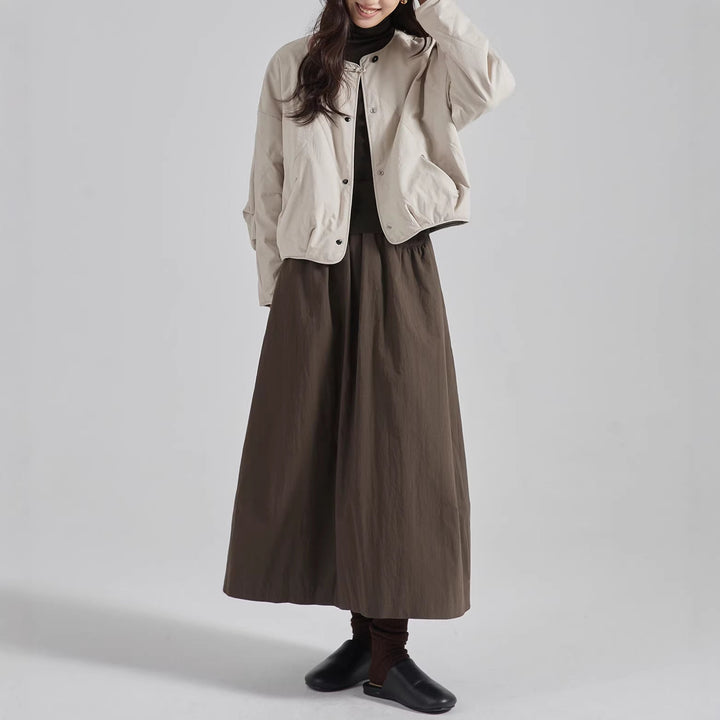 Damska fashionable transitional kurtka z codzienna cut Lumaza
